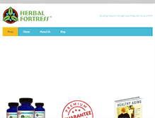 Tablet Screenshot of herbalfortress.com